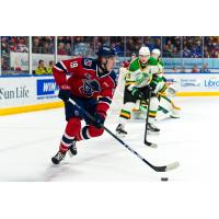 Kitchener Rangers centre Luke Ellinas