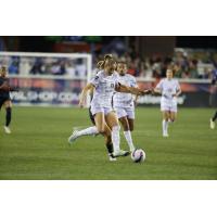 Racing Louisville City FC in action