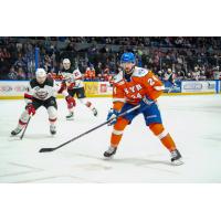 Syracuse Crunch's Maxwell Crozier on game night