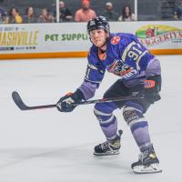Knoxville Ice Bears' Dawson McKinney on game night
