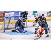 Wichita Thunder battle the Kansas City Mavericks