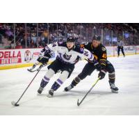 Adirondack Thunder's Josh Filmon versus Indy Fuel's Max Coyle