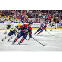 Saginaw Spirit's Carson Harmer in action