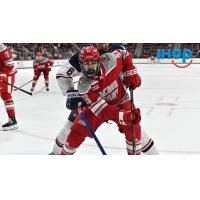 Forward Matthew Guerra with Sacred Heart