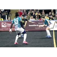 St. Louis Ambush defend against the Milwaukee Wave