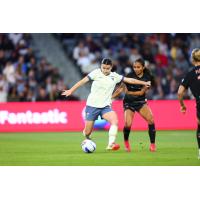 Seattle Reign FC with possession vs. Angel City FC
