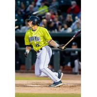 Catcher Hayden Senger with the Columbia Fireflies