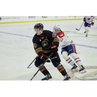 Vancouver Giants defenceman Mazden Leslie
