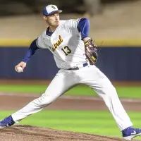 Pitcher Dylan Hall with the University of Central Oklahoma