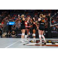 Columbus Fury celebrate a point