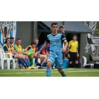 Midfielder Sam McIllhatton with Sydney Olympic FC