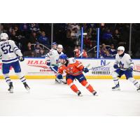 Syracuse Crunch's Dylan Duke in action