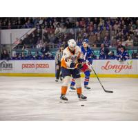 Flint Firebirds' Alex Kostov on the ice