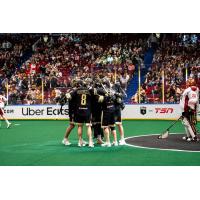 Vancouver Warriors on the field