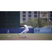 Biloxi Shuckers' Tyler Woessner in action